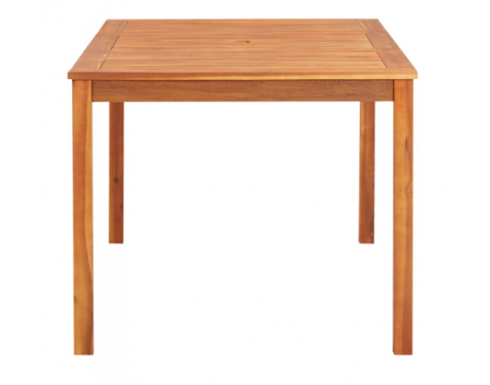 Sonata Градинска маса, 150x90x74 см, акация масив, с дупка за чадър