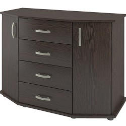 Скрин Мебели Богдан модел Poly, с чекмеджета, венге - Bogdan Furniture Kom