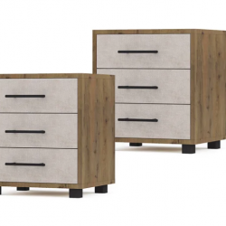 Нощно шкафче Мебели Богдан Модел BM Амара, 2 бр. - Bogdan Furniture Kom
