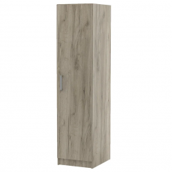 Еднокрилен гардероб Топ 1 А (ЛОСТ + РАФТ), Дъб крафт сиво Еднокрилен гардероб Топ 1 А (ЛОСТ + РАФТ), Дъб крафт сиво - Bogdan Furniture Kom