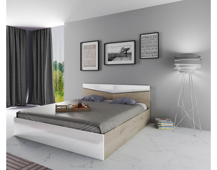 Спалня Модел 172 / 2008, с табла, Арвен и бяло