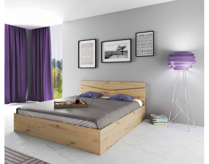 Спалня Модел 172 / 2008, с табла, Дъб Артисан