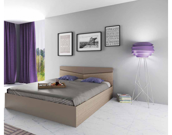 Спалня Модел 172 / 2008, с табла, Мока/Лате