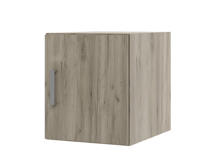 Надстройка за еднокрилен гардероб Топ 1, Дъб крафт сиво Надстройка за еднокрилен гардероб Топ 1, Дъб крафт сиво