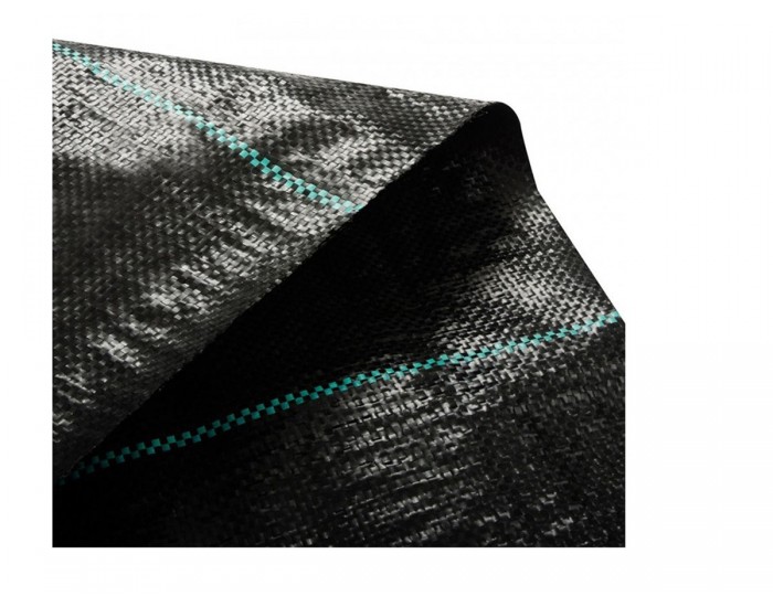 Покривало (агротекстил) от тъкан текстил против плевели Bradas 70гр. PP черно UV, 1,6м х 100м
