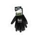 Ръкавици Bradas PURE BLACK PRO PU полиуретанови с PVC точки, размер 10