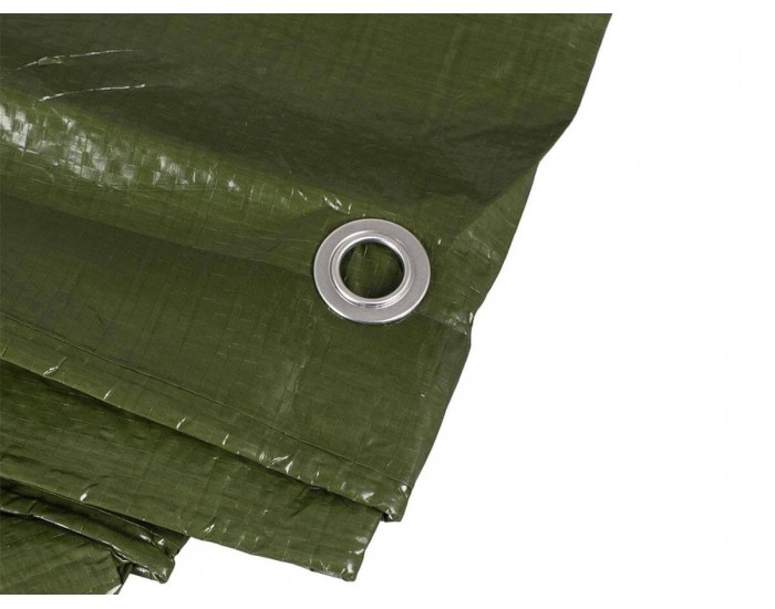 Покривало – платнище Bradas, подсилено 6 x 10m, 90 гр/м2 – зелено
