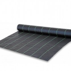 Покривало (агротекстил) от тъкан текстил против плевели Bradas 70гр. PP черно UV, 1,6м х 100м - Градина