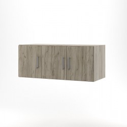 Надстройка за трикрилен гардероб ТОП 3, Дъб крафт Сиво - Гардероби и шкафове