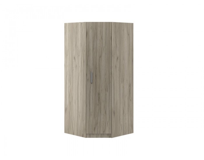 ТОП ЪГЛОВ ГАРДЕРОБ, Дъб крафт Сиво