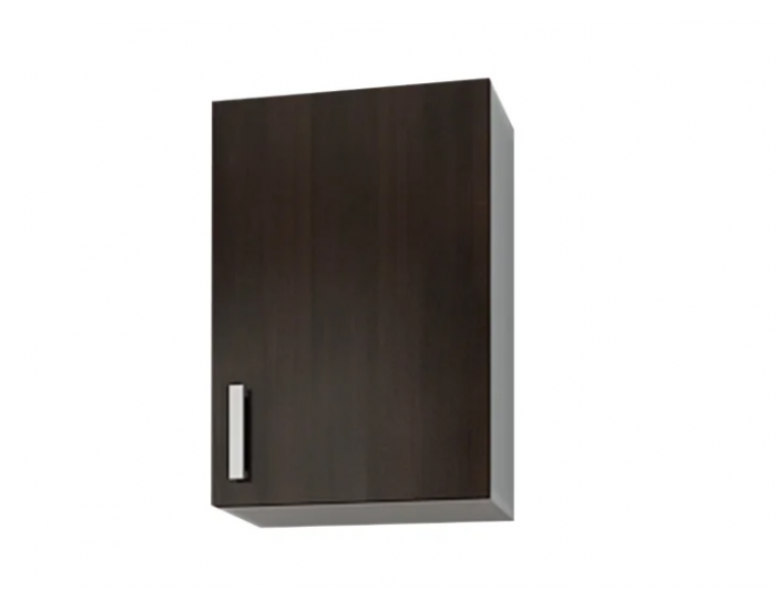 Модул Кети 3 горен шкаф, бяло и венге