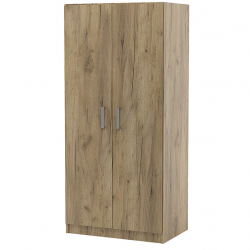 Двукрилен гардероб Топ 2 А (ЛОСТ И РАФТ), Дъб крафт Златен Двукрилен гардероб Топ 2 А (ЛОСТ И РАФТ), Дъб крафт Златен - Bogdan Furniture Kom