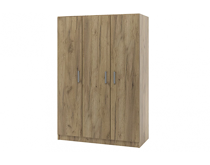 Трикрилен гардероб Топ 3, Дъб крафт Златен Трикрилен гардероб Топ 3, Дъб крафт Златен