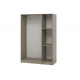 Трикрилен гардероб Топ 3, Дъб крафт сиво Трикрилен гардероб Топ 3, Дъб крафт сиво