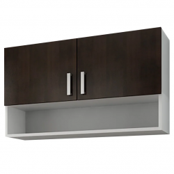 Модул Кети 15 горен шкаф, Бяло и венге - Модули Кети