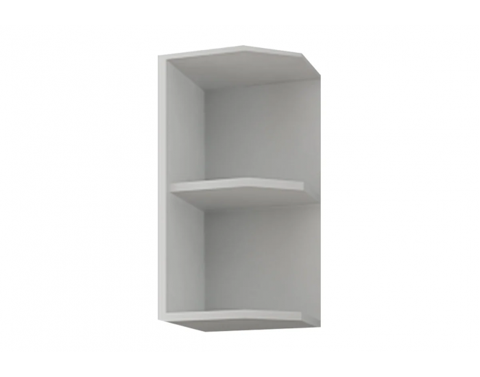 Модул Кети 17 горен шкаф, Ъглов, Бял