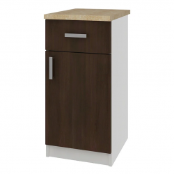 Модул Кети 20 долен шкаф, Бяло и венге - Модули Кети