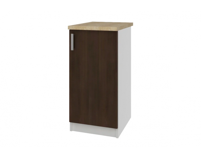 Модул Кети 21 долен шкаф, бяло и венге