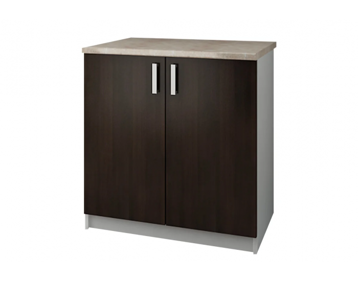 Модул Кети 4 долен шкаф, бяло и венге