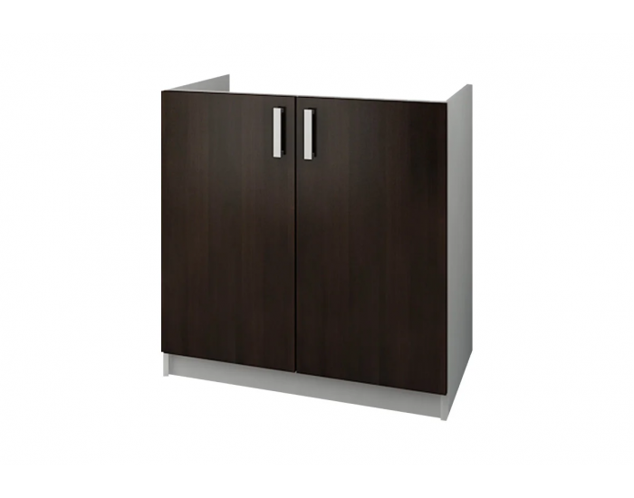 Модул Кети 5 долен шкаф, бяло и венге