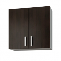 Модул Кети 7 горен шкаф, бяло и венге - Bogdan Furniture Kom