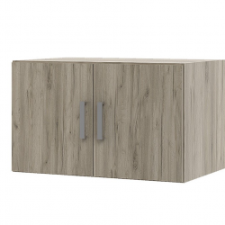 Надстройка за двукрилен гардероб Топ 2, Дъб крафт сиво - Bogdan Furniture Kom