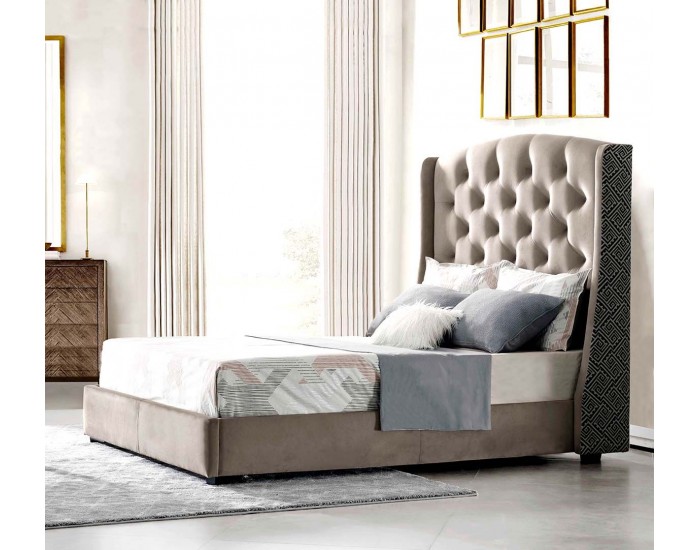 Легло EX Home модел Uing Taupe 180/200, Тапицирано