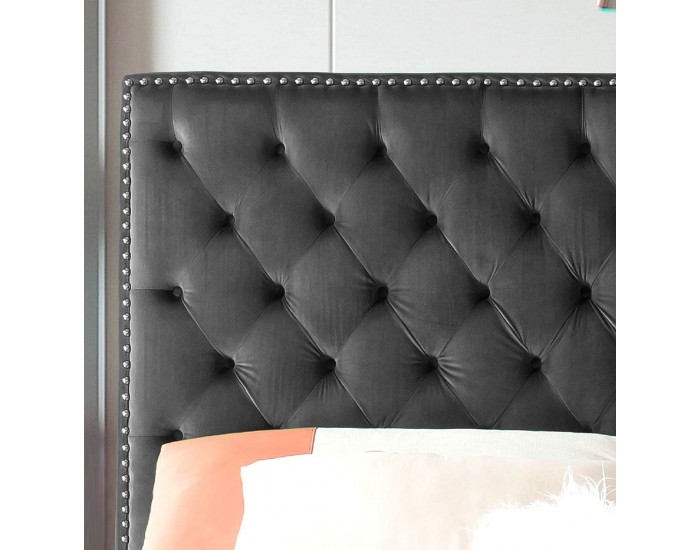 Легло EX Home модел Vamo Grafit 180/200, Тапицирано