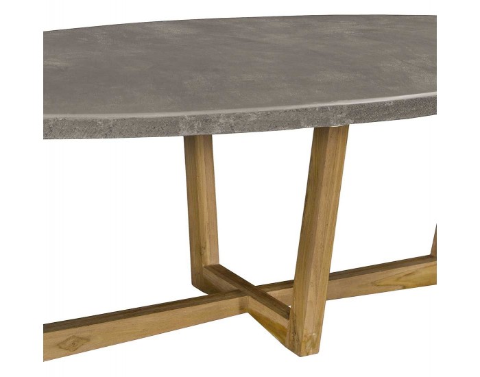 Трапезна маса EX Home модел Cement Oval, 300 см Трапезна маса EX Home модел Cement Oval, 300 см