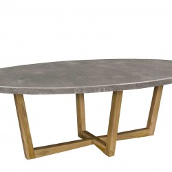 Трапезна маса EX Home модел Cement Oval, 300 см Трапезна маса EX Home модел Cement Oval, 300 см - Трапезни маси