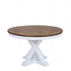 Трапезна маса EX Home модел Meditera Kros, 120 см, Масив Трапезна маса EX Home модел Meditera Kros, 120 см, Масив - Трапезни маси