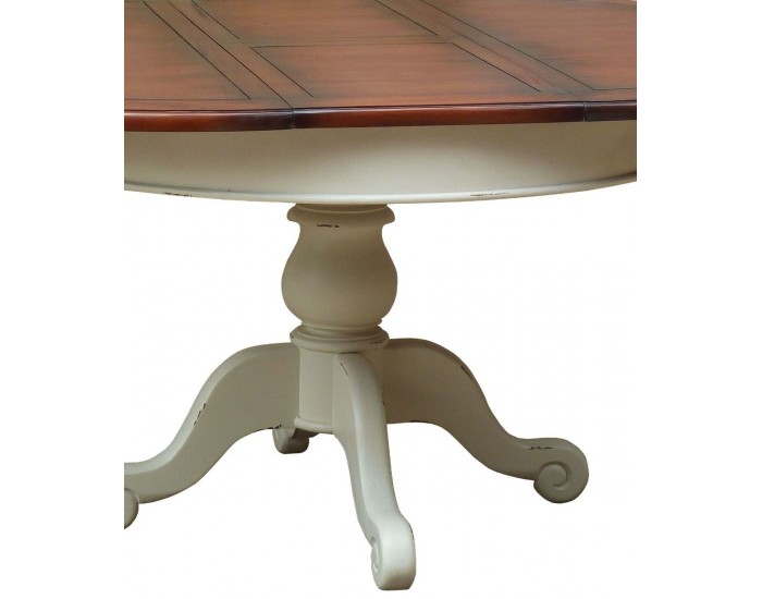 Разтегателна маса EX Home модел Mahagon, 120-160 см, Масив, Бяла Разтегателна маса EX Home модел Mahagon, 120-160 см, Масив, Бяла