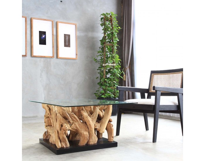 Холна маса EX Home модел Asea, Тиково дърво