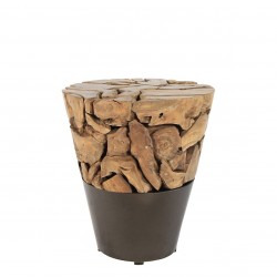 Помощна маса EX Home модел Kastelo, Дърво, Метал - EX Home