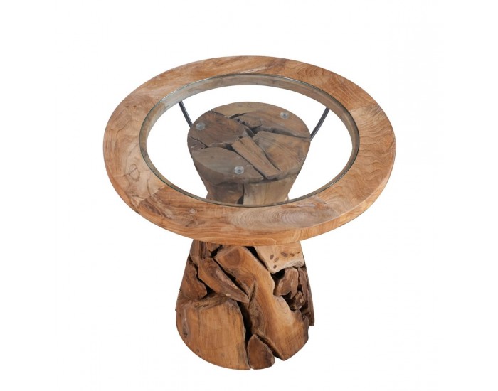 Холна маса EX Home модел Oksi, Тиково дърво