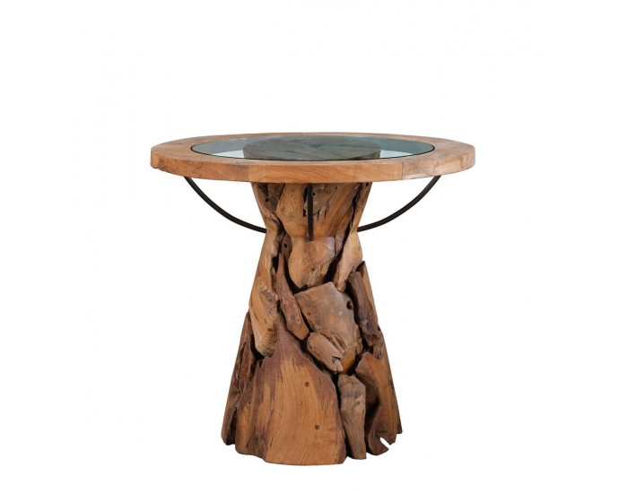 Холна маса EX Home модел Oksi, Тиково дърво