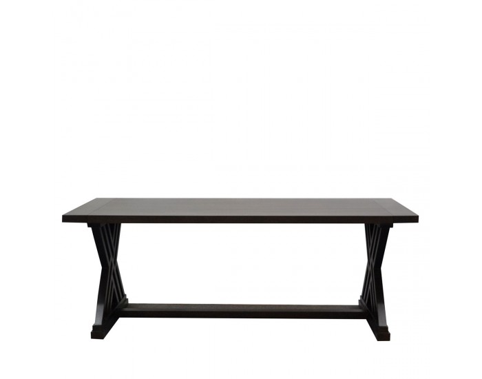 Трапезна маса EX Home модел Newport Espresso, 210 см, Масив