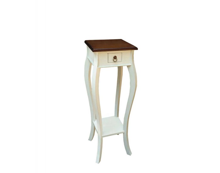 Помощна маса EX Home модел Ankona 80, Бял антик