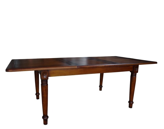 Разтегателна маса EX Home модел Admiral AK, 160-220 см, Махагон масив