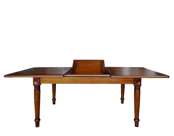 Разтегателна маса EX Home модел Admiral AK, 160-220 см, Махагон масив