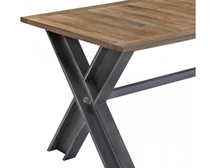 Трапезна маса EX Home модел Doker Kros, 180 см, Масив