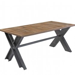 Трапезна маса EX Home модел Doker Kros, 220 см, Масив Трапезна маса EX Home модел Doker Kros, 220 см, Масив - Трапезни маси