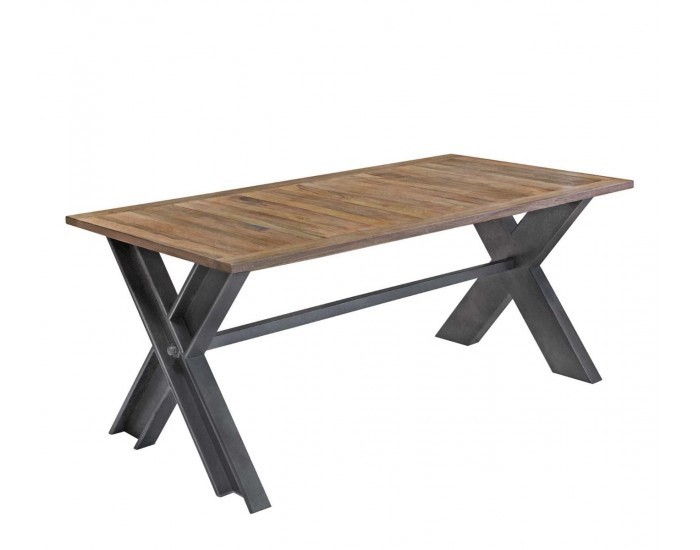 Трапезна маса EX Home модел Doker Kros, 180 см, Масив