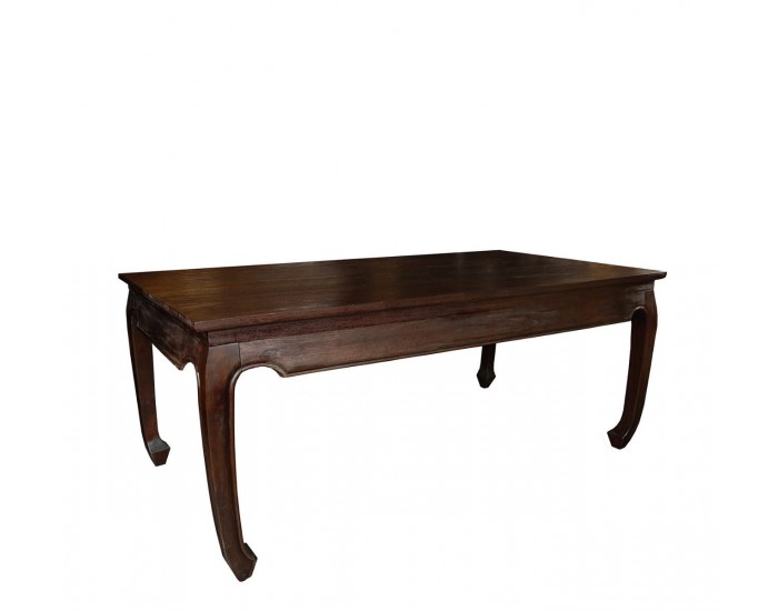 Трапезна маса EX Home модел Opium Rustik, 180 см, Махагон масив