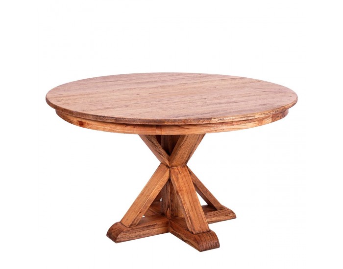 Трапезна маса EX Home модел Majorka Tabaco Kros, 120 см, Масив