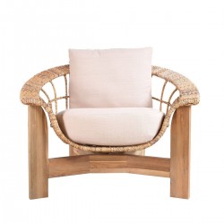 Стол EX Home модел Sandora, Тиково дърво - Трапезни столове