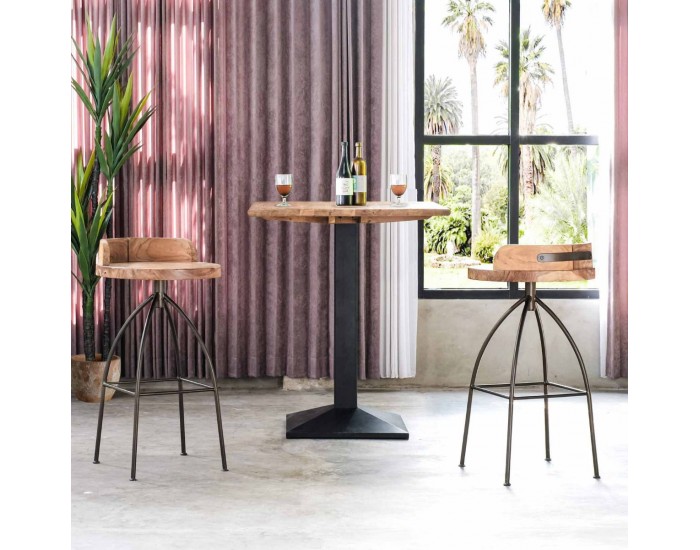 Бар Стол EX Home модел Davos, тиково дърво