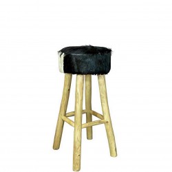 Бар Стол EX Home модел Dali, Естествена кожа, Масив - EX Home