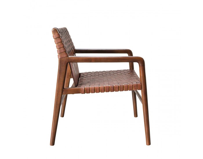 Стол EX Home модел Oceania, Естествена кожа, Масив