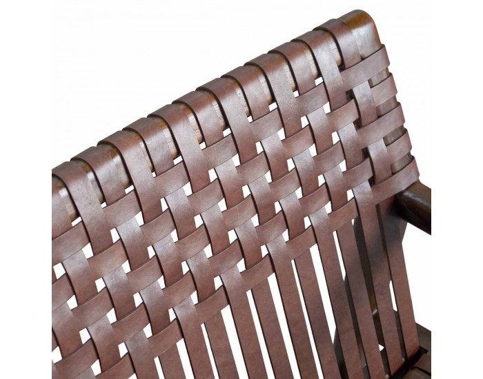 Стол EX Home модел Oceania, Естествена кожа, Масив